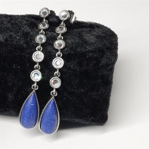Lia Sophia imitation lapis drop earrings A05